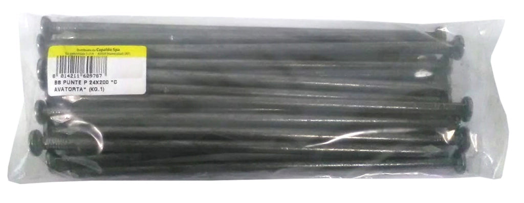 BS CHIODI TESTA PIANA 23X180 CAVATORTA 1 KG- 5,0 bs