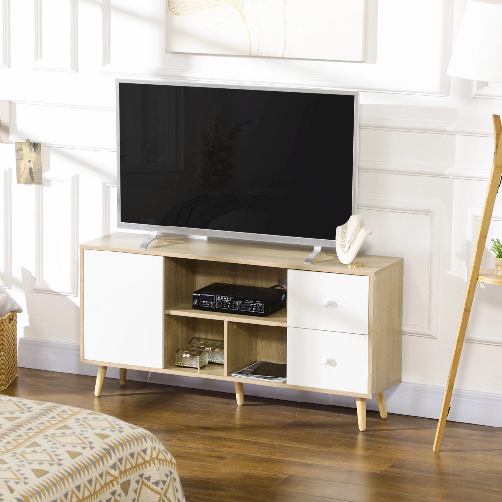 Mobile TV per televisori fino a 45 pollici ¨C Minimal ¨C legno massello stile scandinavo 120x30x60 cm