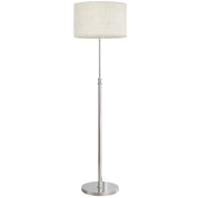 Lampada da terra con telecomando, altezza regolabile, paralume in tessuto, base in metallo, luminosit¨¤ regolabile, interruttore a pedale, beige
