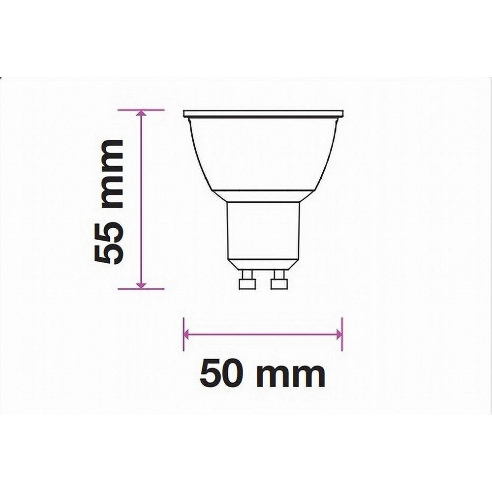 Trade Shop - Lampadina Led Gu10 3w Faretto Spotlight Rgb Con Telecomando Cromoterapia Gu10-rgb -