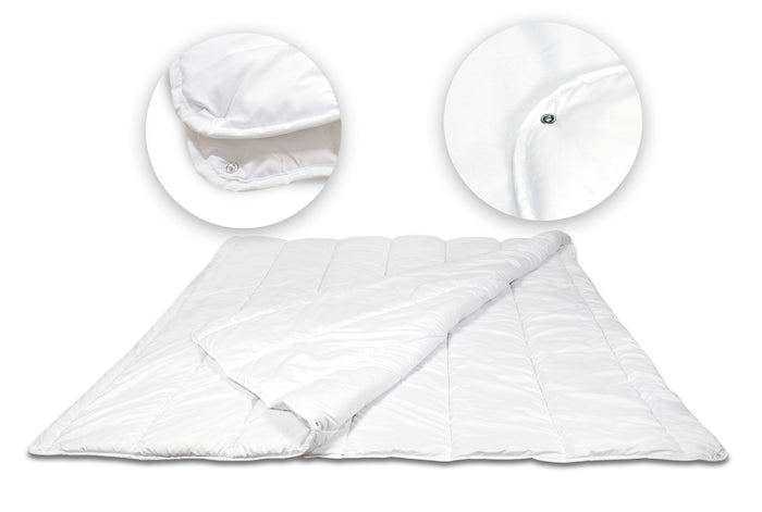 AIO FACTORY Piumino 140x200 cm 4 Stagioni Microfibra Antiallergica