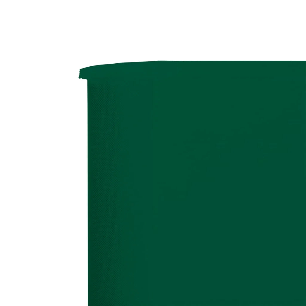 Schermo divisorio in tessuto a 9 pannelli 1200 x 80 cm verde 02_0008871
