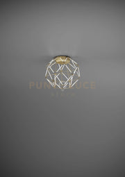 EUCLIDE   LAMPADA DA SOFFITTO D.35CM A LED 2700K 2945LM 44W COLORE ORO