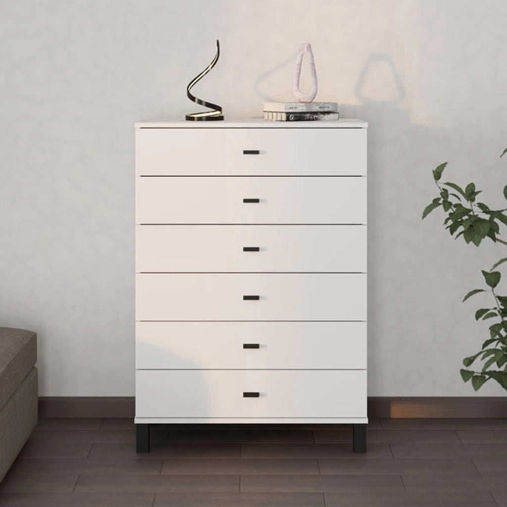 Madia Otaval, Credenza un Ripiano, 77x35x78h cm Bianco