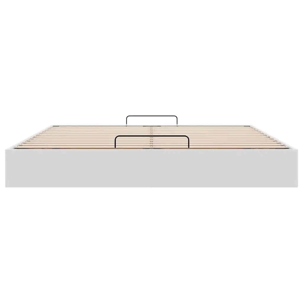 Struttura Letto Pouf senza Materasso 180x200 cm Similpelle 3310815