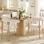 Set 4 Sedie da Pranzo Imbottite ¨C MINIMAL ¨C Struttura in Metallo, Design Moderno