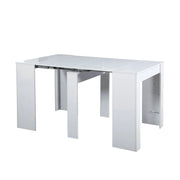 Consolle allungabile Ofelia 90x50x76h cm colore bianco lucido