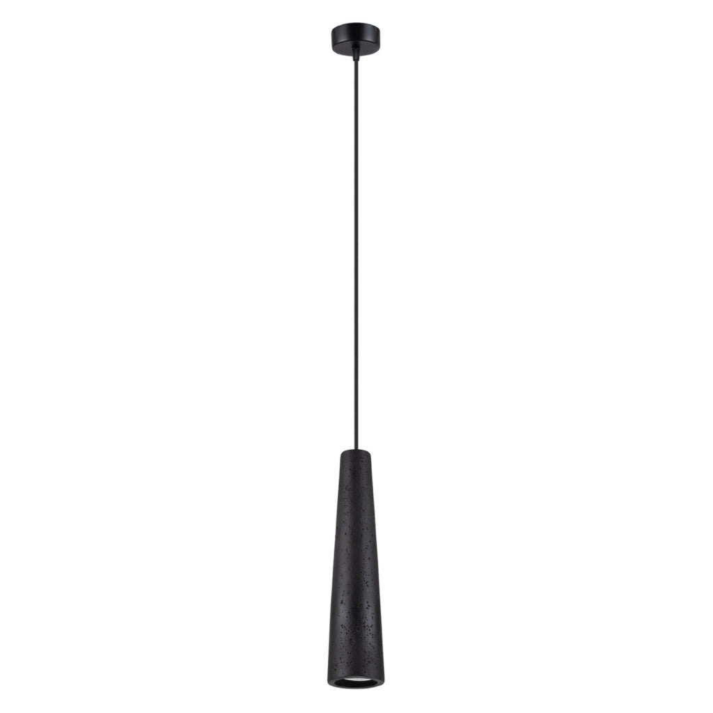 Lampada a sospensione industriale nera VOLTEA Pure Lume GU10 10W