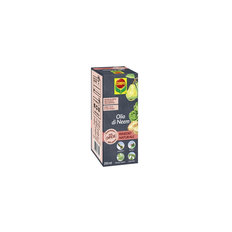 Olio di Neem concentrato – 250ml – COMPO BIO – Protezione naturale contro parassiti