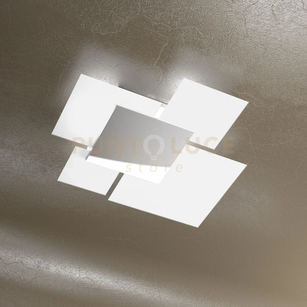 SHADOW-70 APPLIQUE-PLAFONIERA 4 LUCI BIANCA 1088-70-BI