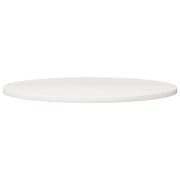 Piano Tavolo | Superficie Tavolo | Piano Scrivania Bianco ?80x2,5 cm in Legno Massello di Pino