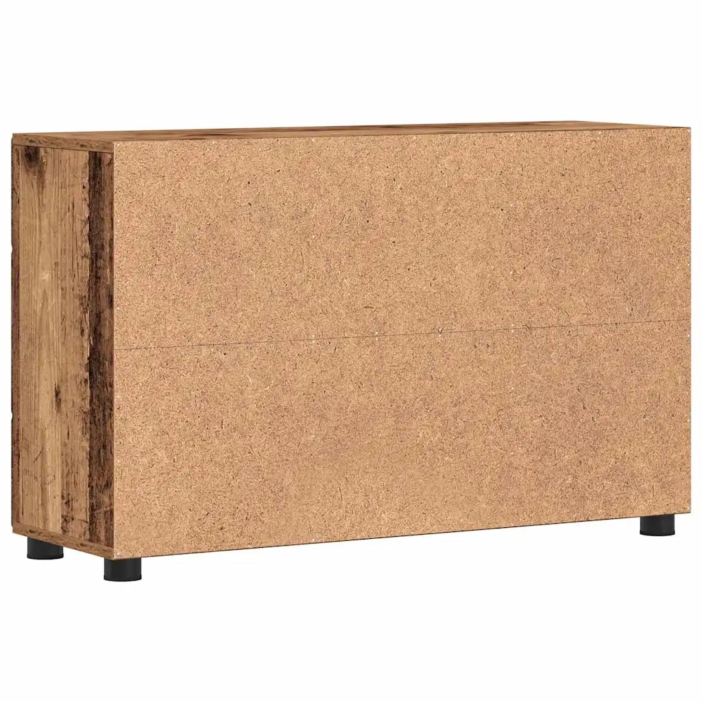 Credenza con porta FLORIN Legno vecchio 88,5 x 30,5 x 55,5 cm 880299