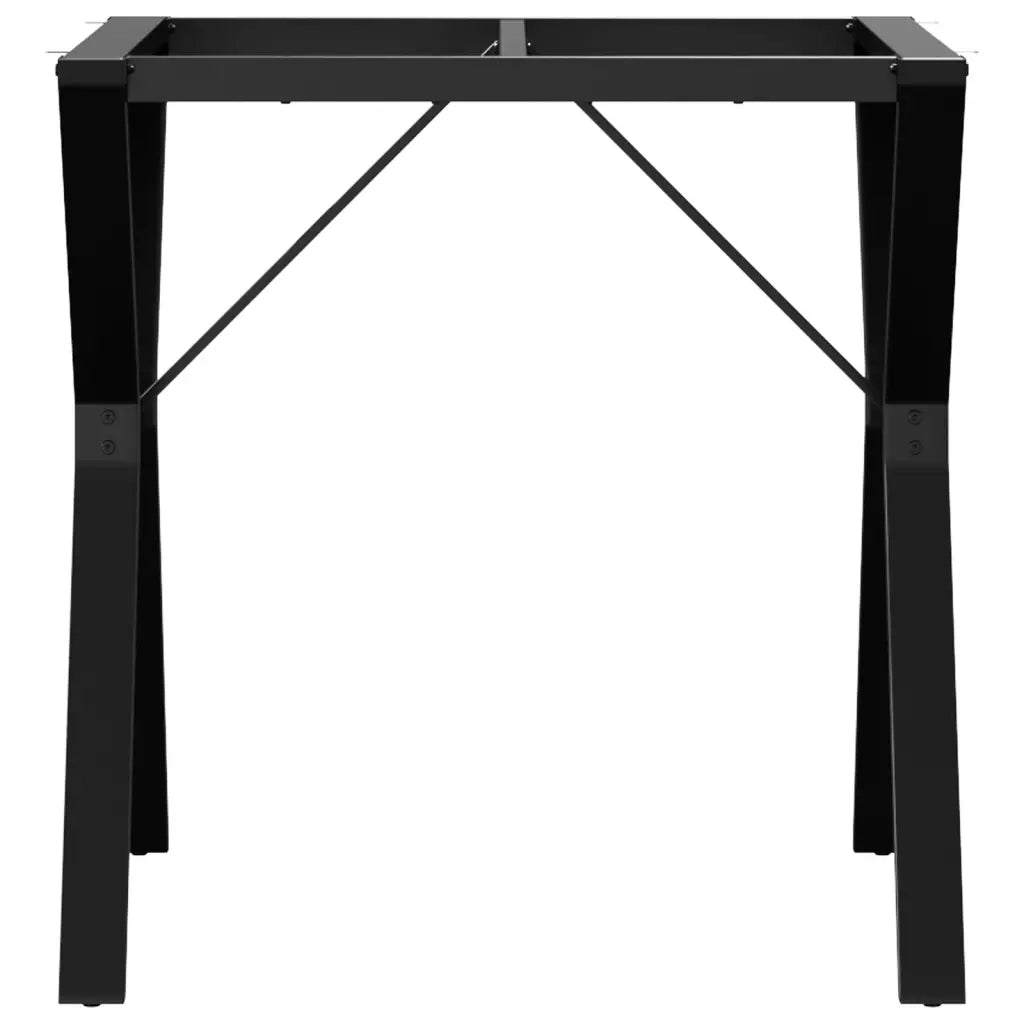 Telaio Gambe a Y per Tavolo da Pranzo 70x70x73 cm in Acciaio