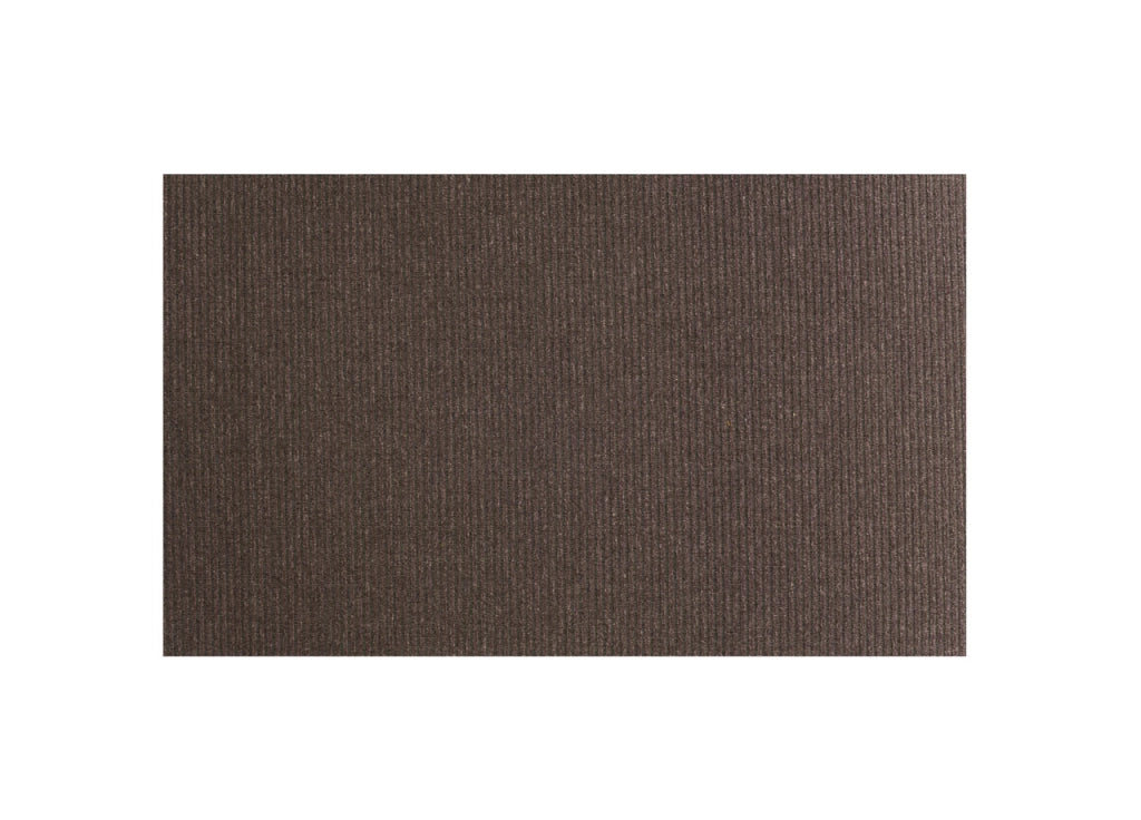 Tappeto Zerbino Ingresso Casa Antiscivolo Tinta Unita 50x70cm Passatoia Esterno - Zerbino - Marrone