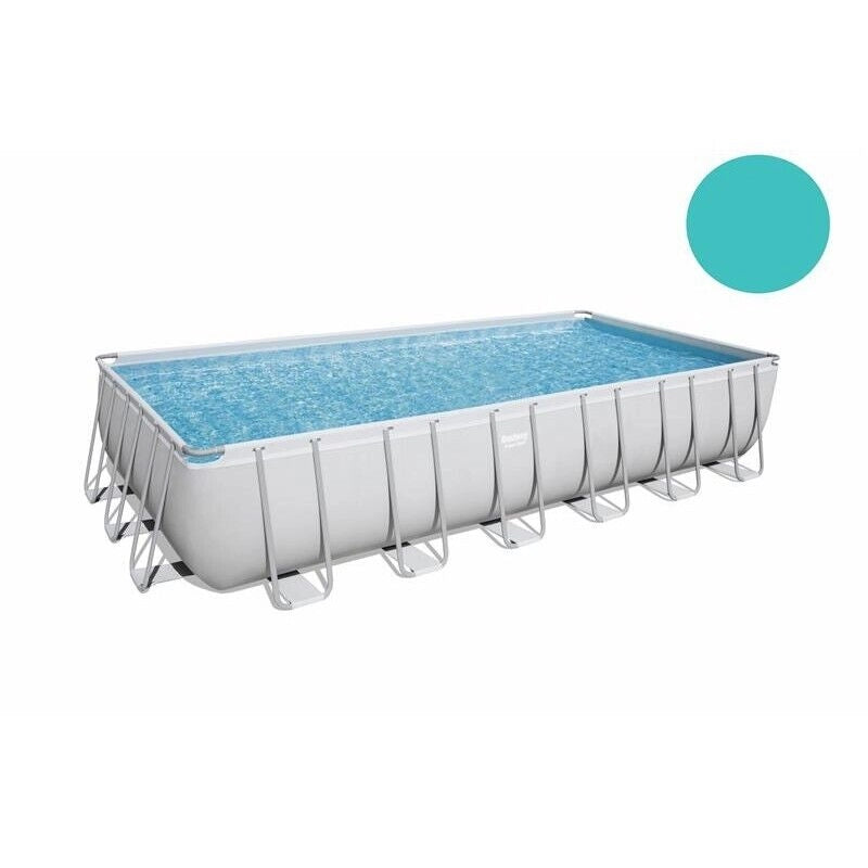 BESTWAY PISCINA FUORI TERRA POWER STEEL RETTANGOLARE 732 X 366 X 132 CM