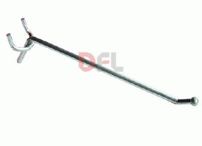 GANCI GANCIO IN FERRO PER PANNELLI FORATI PORTAUTENSILI CM.10 3.8 MM PZ 100
