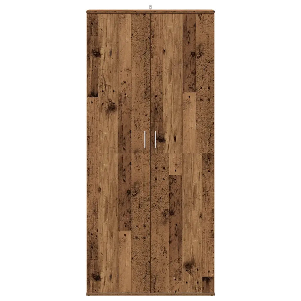 Scarpiera Legno Antico 80x39x178 cm in Truciolato 856044