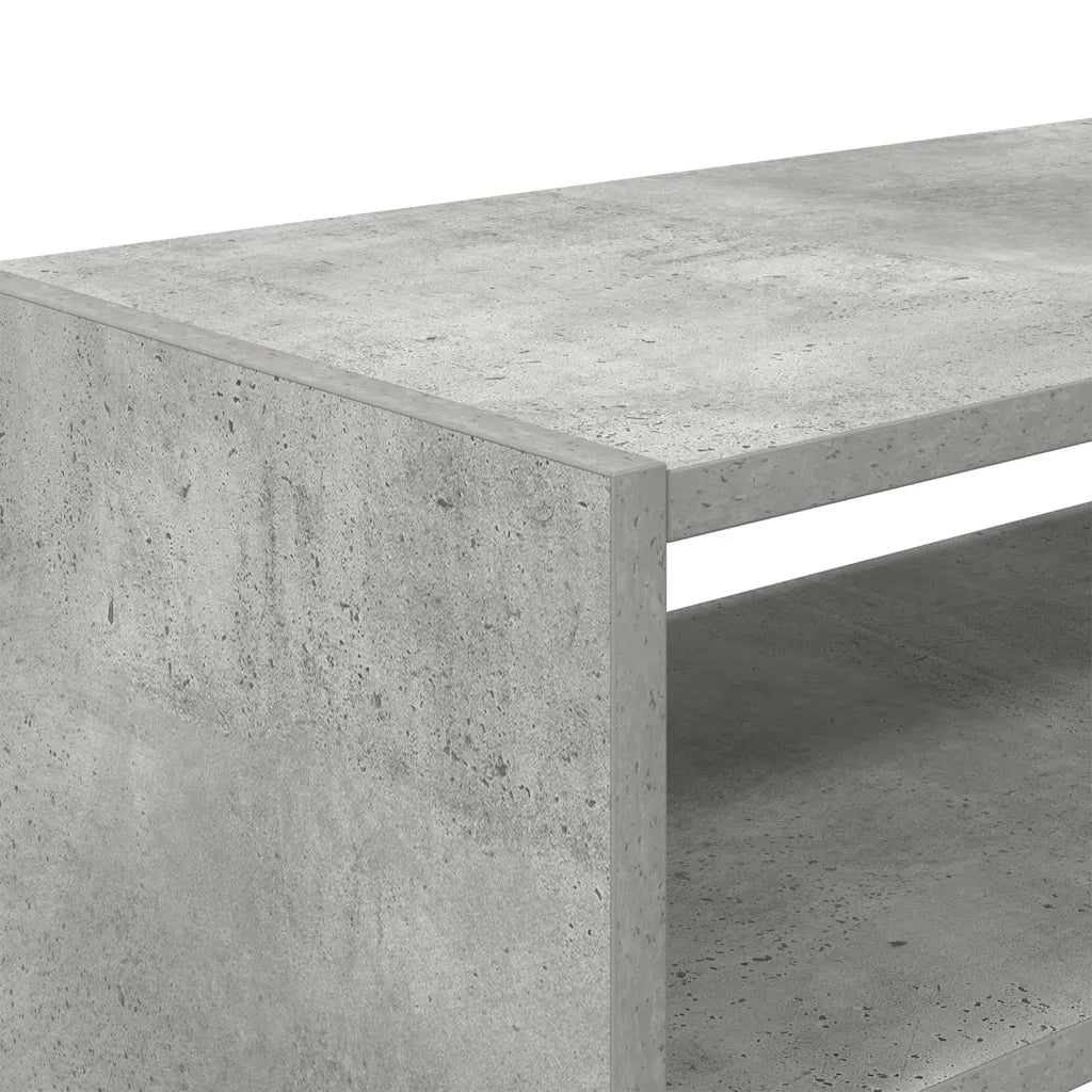 vidaXL Scarpiere 2 pz Impilabili Grigio Cemento 60x30x30,5 cm