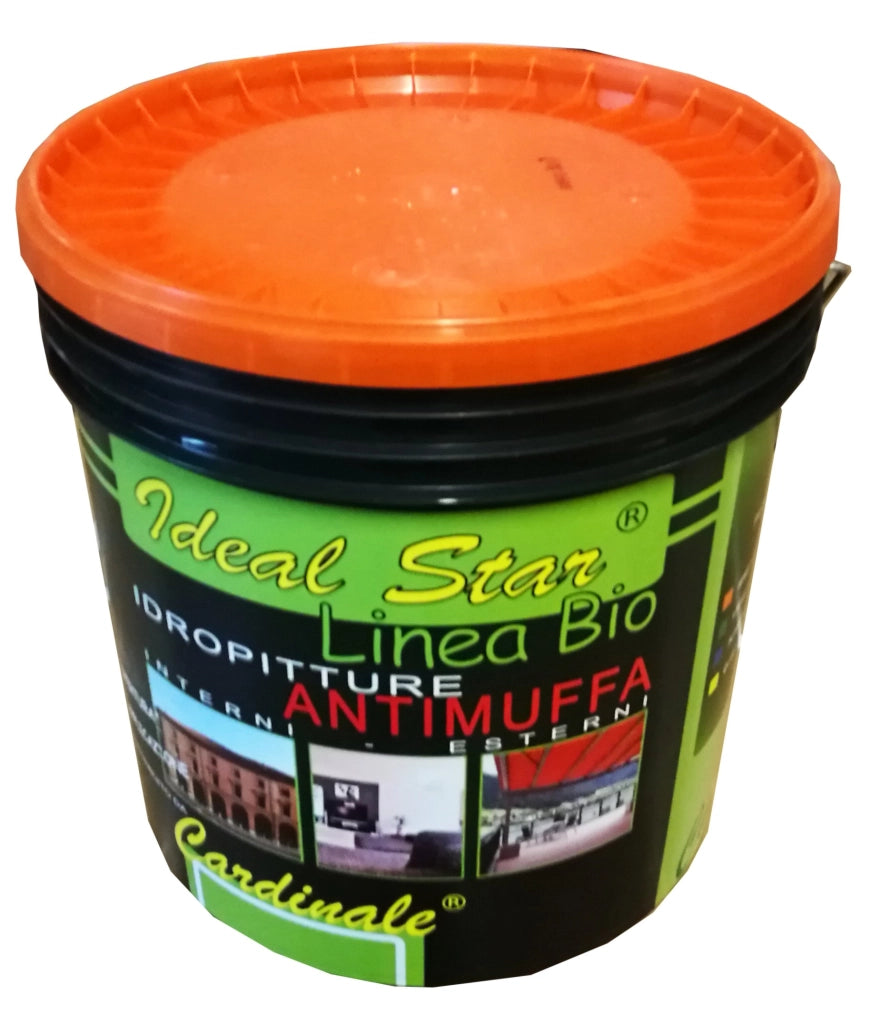 IDROPITTURA SEMILAVABILE ANTIMUFFA IDEAL STAR 4 lt - IDEAL STAR
