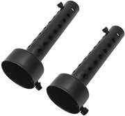 Uscita di Scarico Universale - 48mm - Silenziatore di Scarico - Elevata Attenuazione del Rumore - Nero - Killer del Rumore - Adatto per Motocicli - 1PC