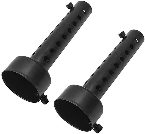 Uscita di Scarico Universale - 48mm - Silenziatore di Scarico - Elevata Attenuazione del Rumore - Nero - Killer del Rumore - Adatto per Motocicli - 1PC