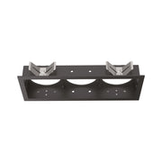 Cornice Rettangolare Tripla A Incasso Contemporanea Bento Metallo Nero