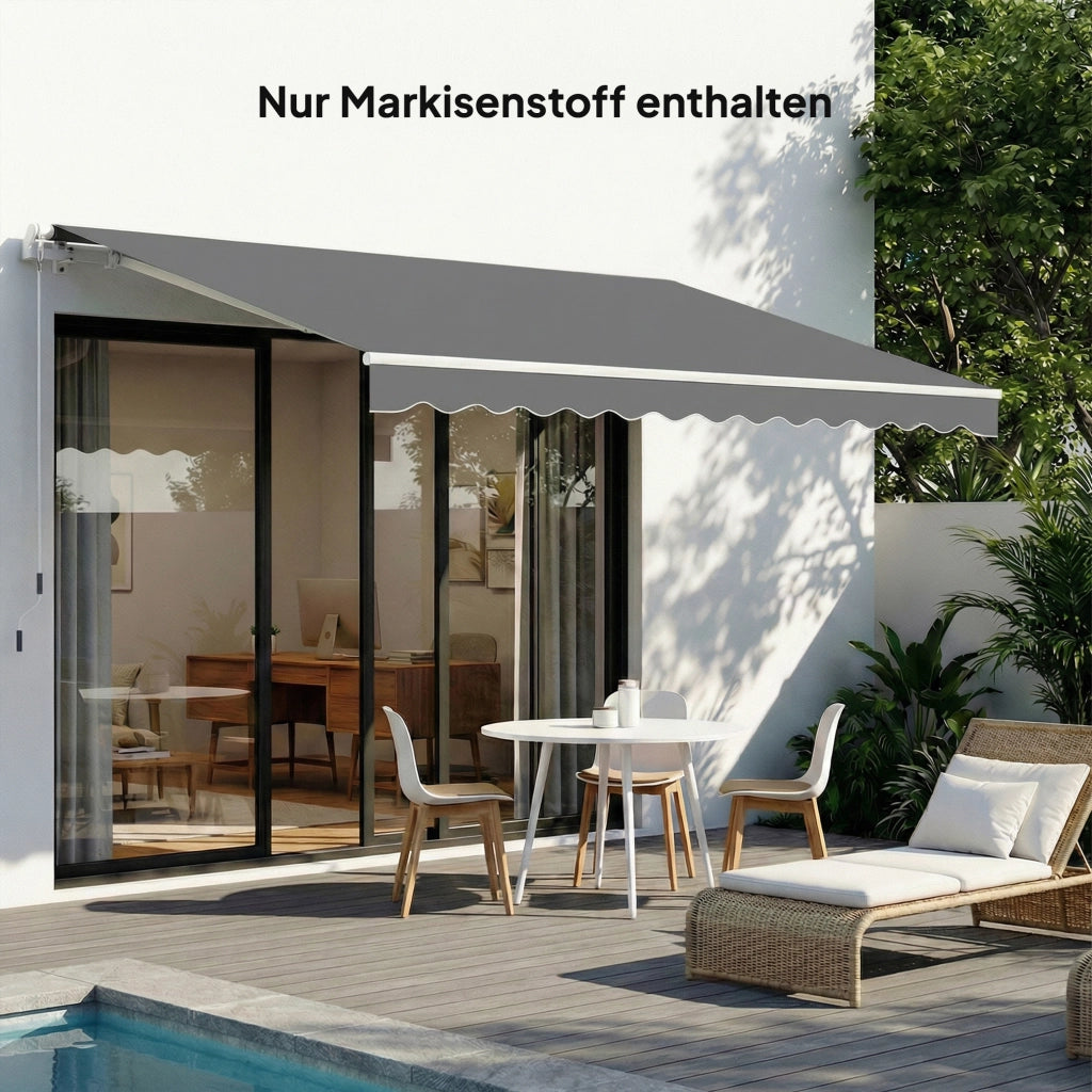 Tenda per Terrazzo ¨C zephmum ¨C Grigio Scuro 3.5x2.5m