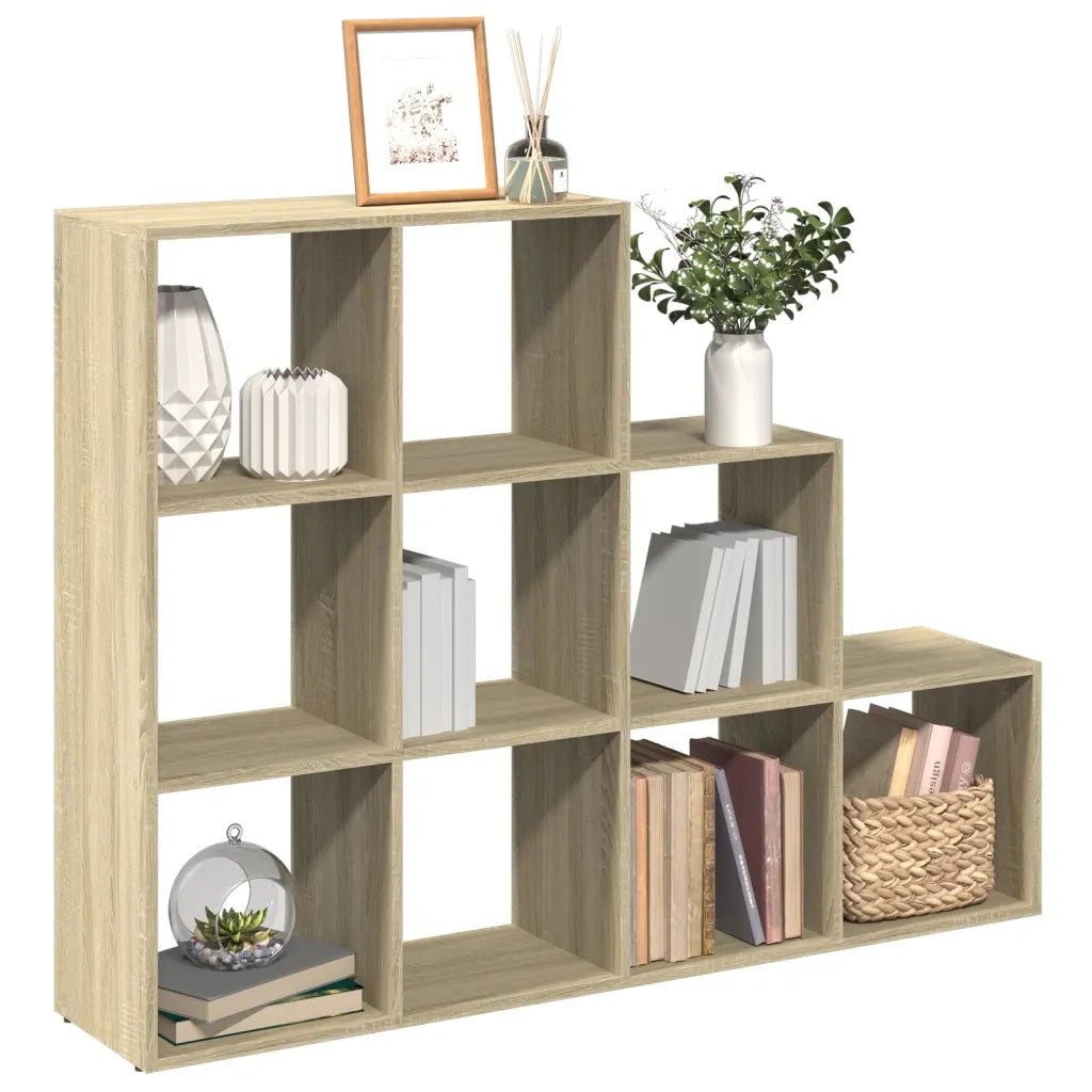 Libreria 4 Ripiani Rovere Sonoma 137,5x29x103,5 cm Truciolato 857978