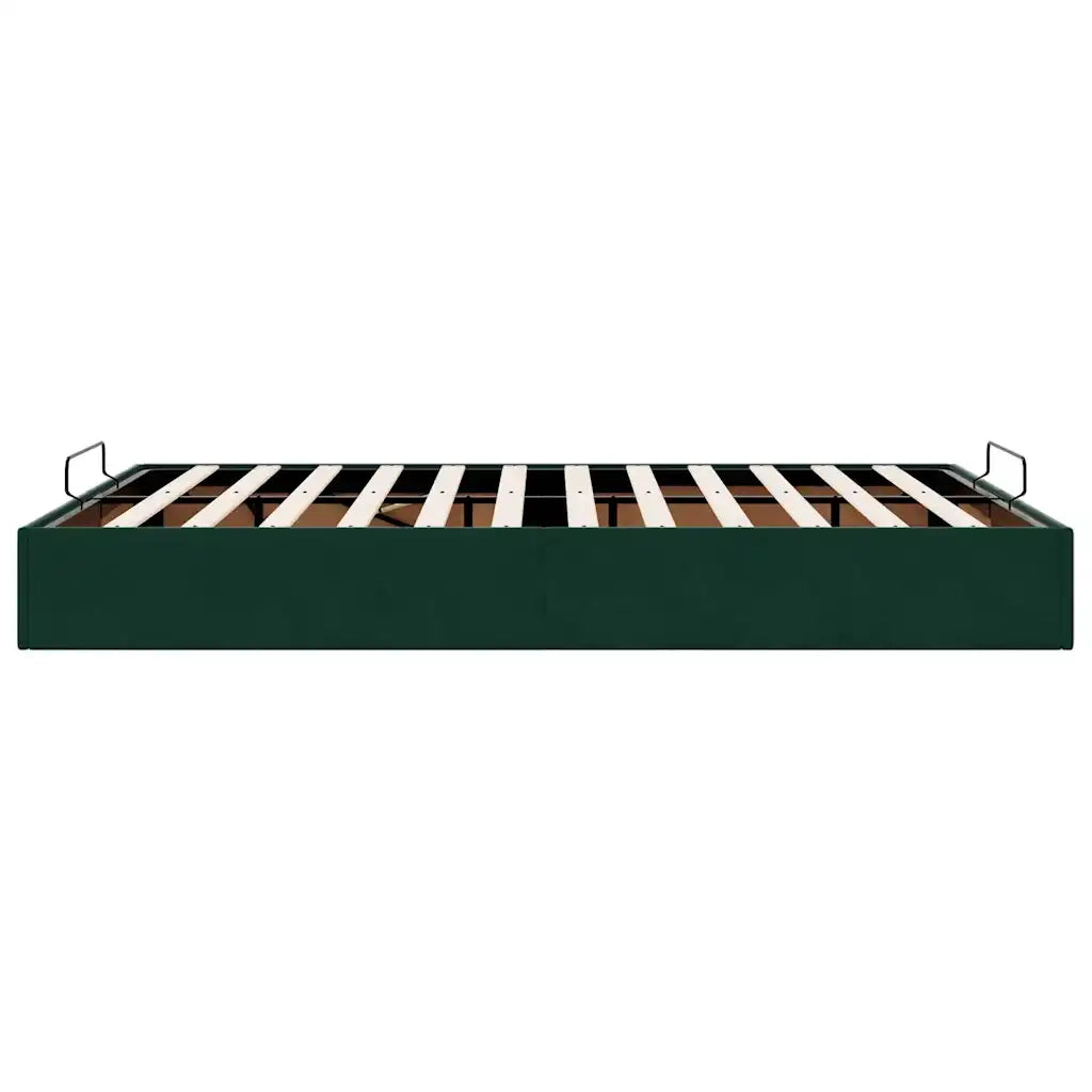 Struttura Letto Pouf senza Materasso 140x200 cm in Velluto 3310970