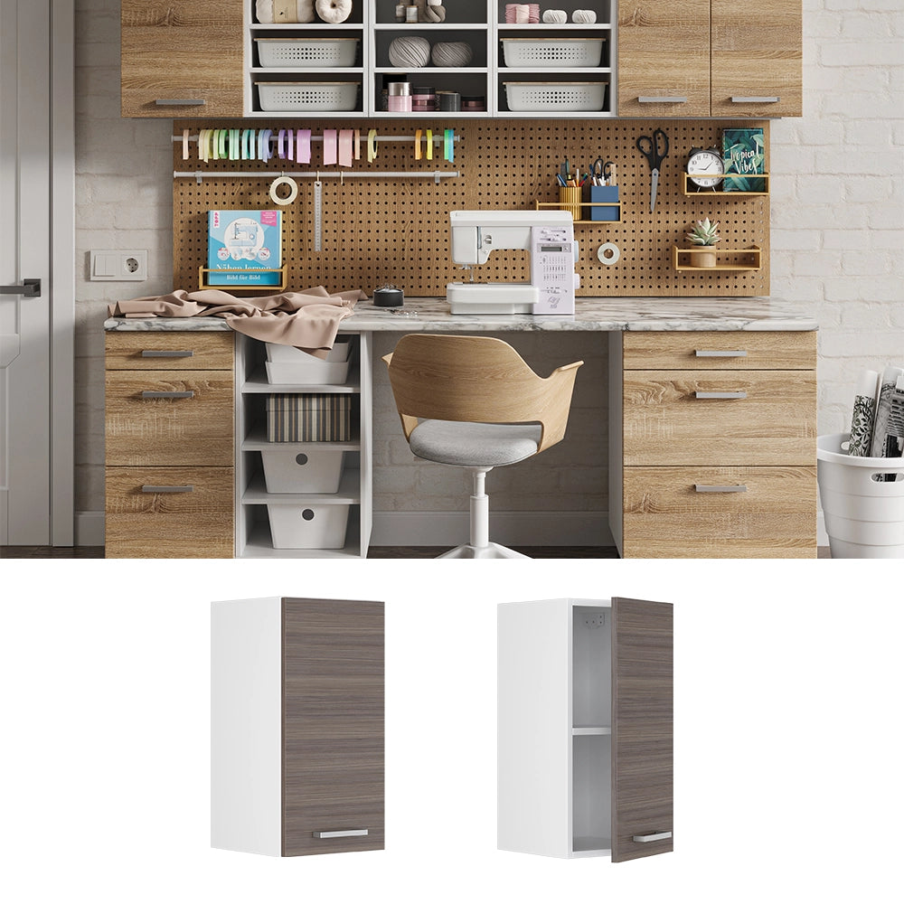Vicco Pensile universale Grigio 30 cm con anta