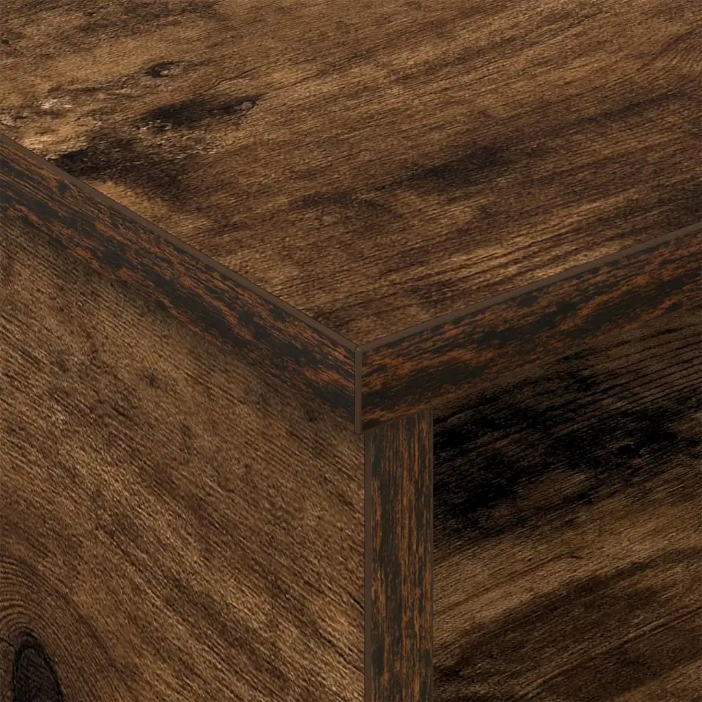Comodino 2 pcs Rovere fumé 40 x 31 x 15 cm Legno multistrato