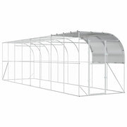 Gabbia per Polli Contro il Muro Argento 800 x 200 x 215 cm 3434743