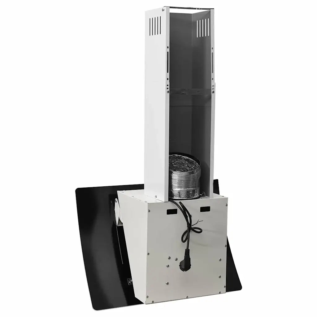 Cappa a Parete 60 cm in Acciaio e Vetro Temperato Bianco CFW6132563