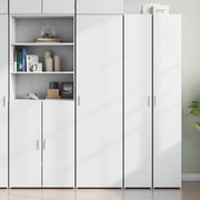 Credenza-Buffet-Armadio da cucina Bianca 50x42,5x185 cm in Legno Multistrato