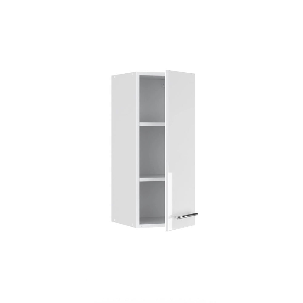 Vicco Pensile da cucina Bianco lucido 30 cm