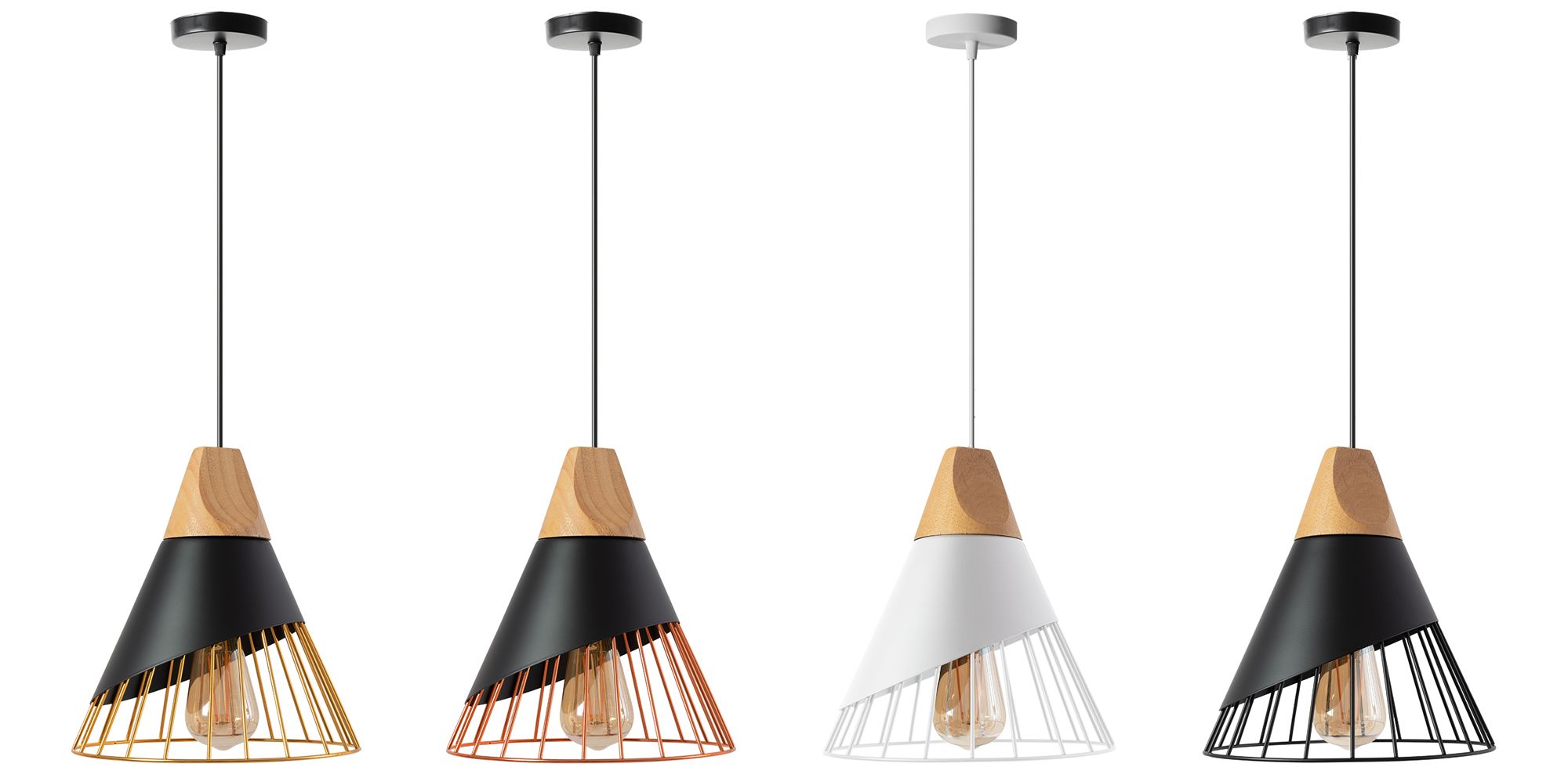 Lampada Da Soffitto Pensile Scandinavo Metallo APP223-1CP