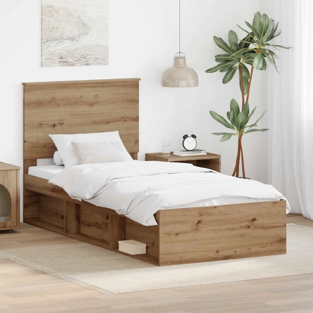 Struttura del letto Rovere Artigianale 100 x 200 cm
