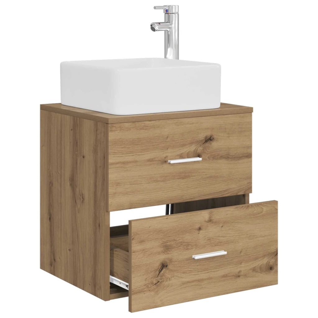 Mobile Lavabo da Parete Rovere Artigianale 49,5 x 41 x 63 cm