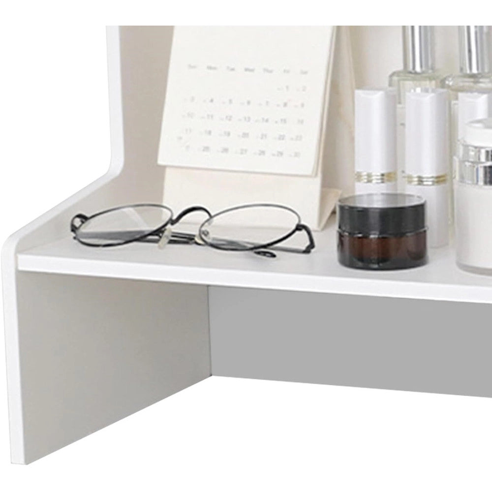 Trade Shop - Espositore Da Tavolo In Legno Scaffale Multistrato Per Cosmetici Organizzatore -