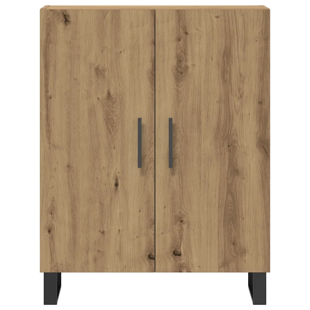 Credenza Rovere Artigianale 69,5x34x90 cm in Legno Multistrato 857182