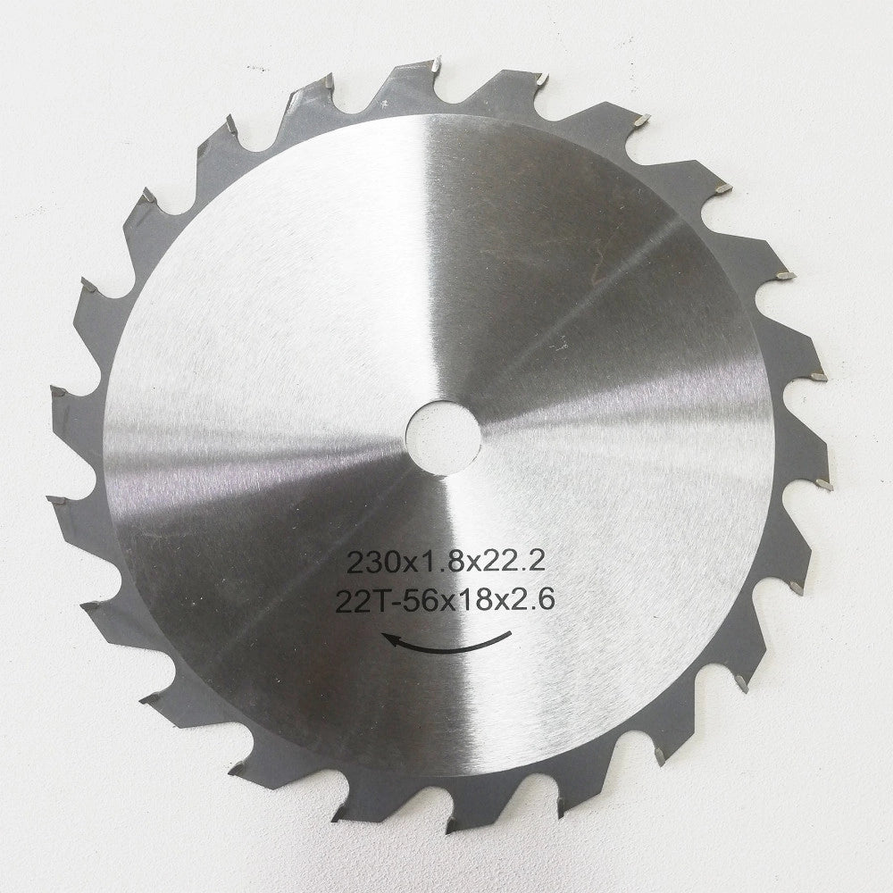 Disco legno da 230x1,8x22,20mm a 22 denti