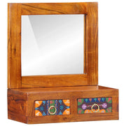 Armadietto a Muro | Mobile a Parete con cassetto Marrone 40 x 20 x 50 cm
