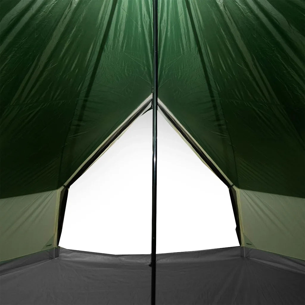 Tenda Familiare Tipi per 12 Persone Verde Impermeabile 94591