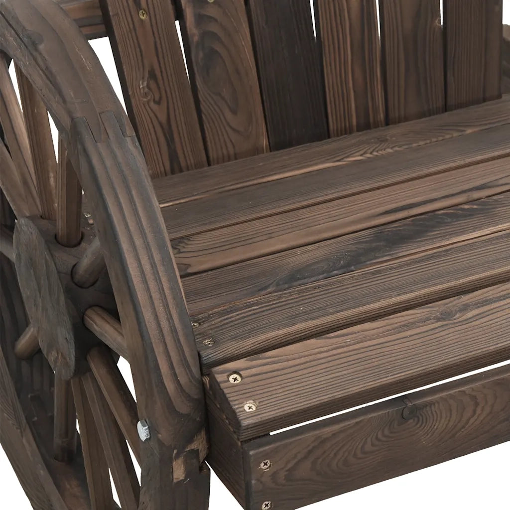 Sedia da patio-Sedia da Giardino Adirondack in Legno Massello di Abete 585066