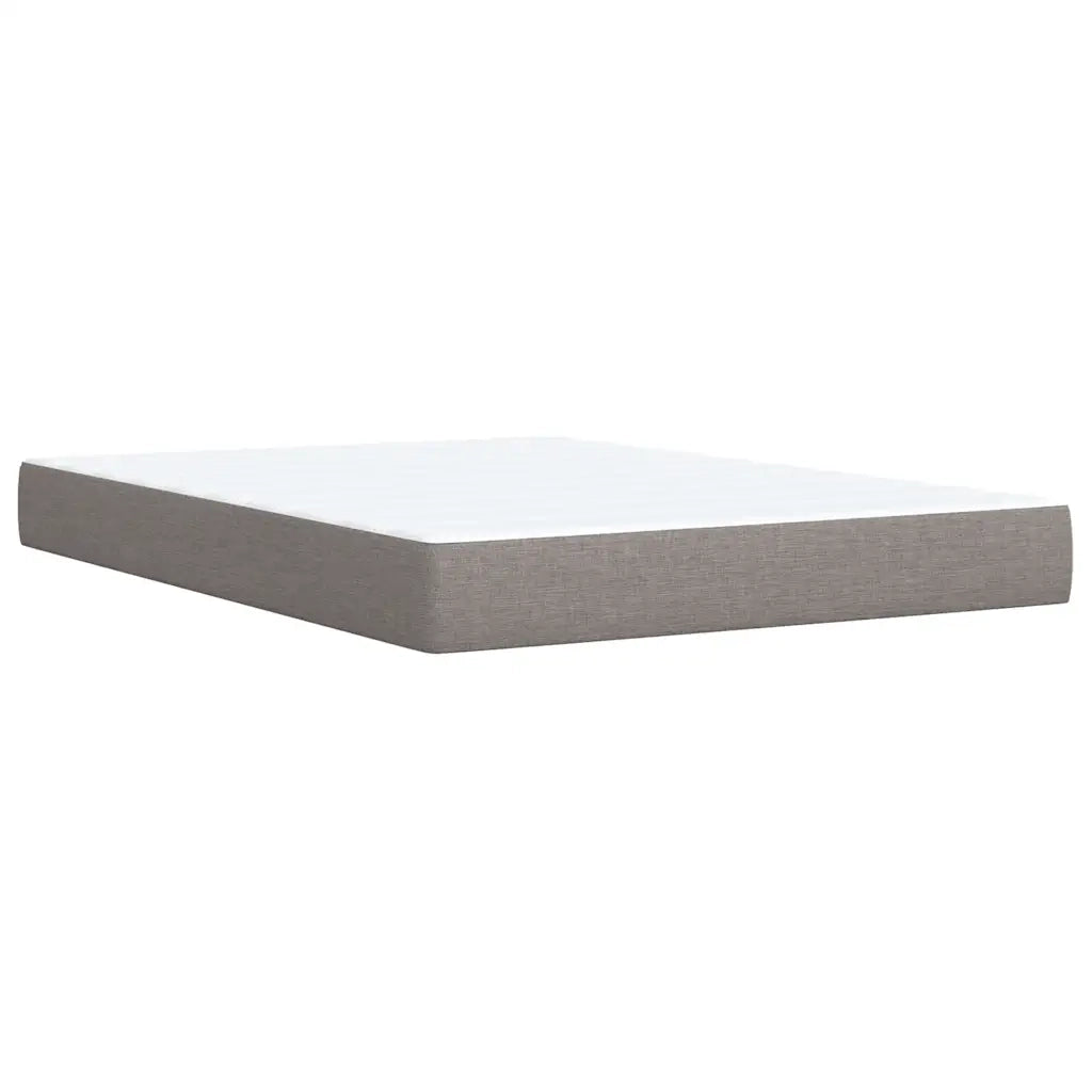 Giroletto a Molle con Materasso Tortora 140x200 cm in Tessuto 3289021