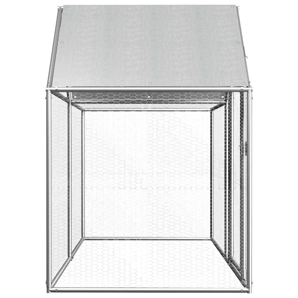 Pollaio 2x1x1,5 m in Acciaio Zincato CFW3446792
