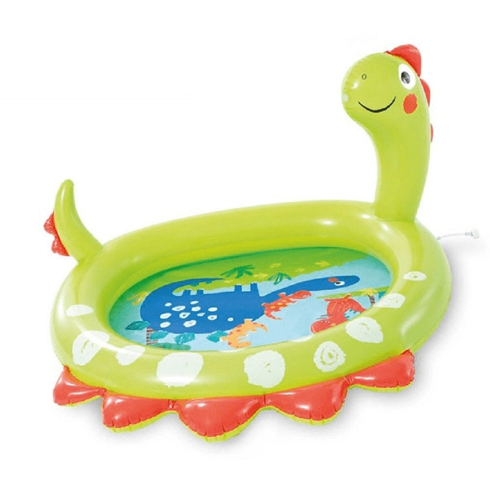 Trade Shop - Piscina Baby Gonfiabile Per Bambini Dinosauro 119 X 109 X 66cm 68lt Estate 58437 -