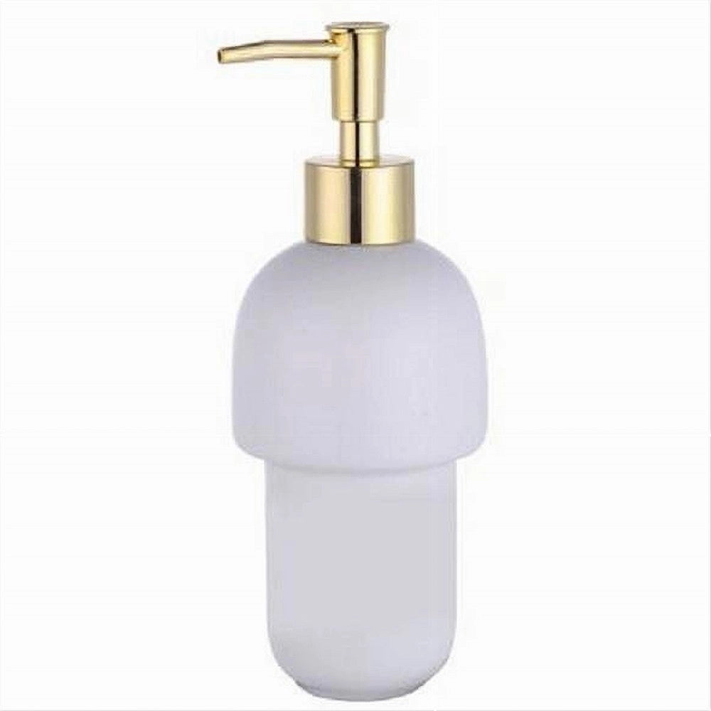 Trade Shop - Dispenser Porta Sapone Liquido Per Attacco A Muro Ricambio Accessori Bagno 59342 -