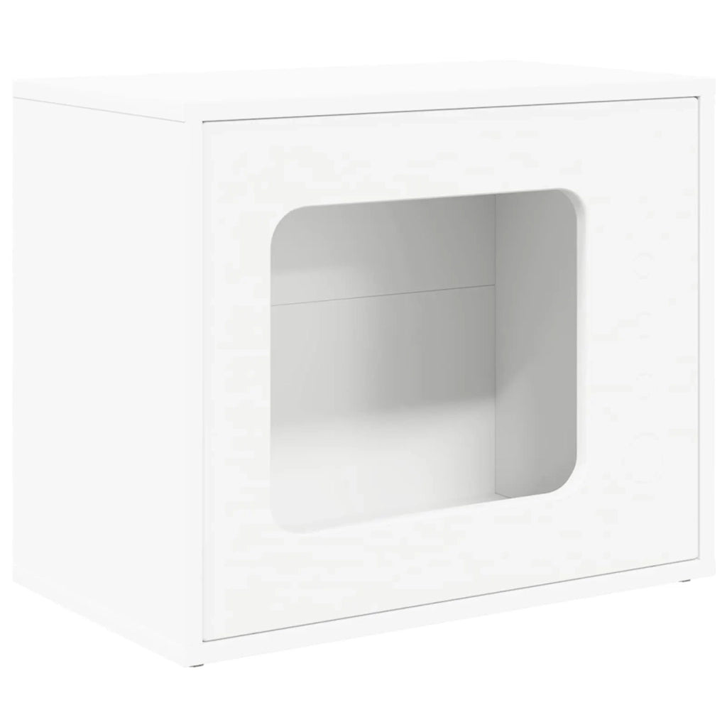 Casa per Gatti Bianco 51 x 30 x 42 cm Legno multistrato