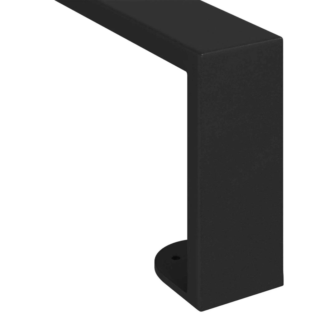 Piedini per mobili 12 pcs Nero 311 x 40,5 x 100 mm Ferro 864807
